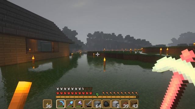 Minecraft rain with shaders and resource pack 1.15.2 смотреть онлайн