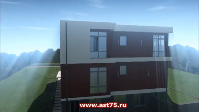 Видео проект Дом 11 на 12 с цокольным этажем площадью 385 м2 смотреть онлайн