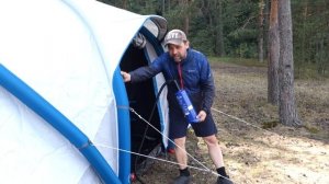 Четырехместная палатка с надувными дугами Quechua air seconds 4.2 xl fresh: проект Идеальный кемпин