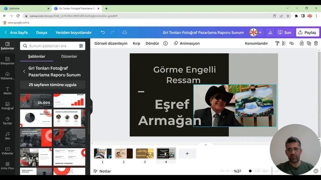 Canva Dersleri 2 | Slayt Nasıl Hazırlanır? Powerpoint Slaytı Canva'ya dönüştürme #2 смотреть онлайн