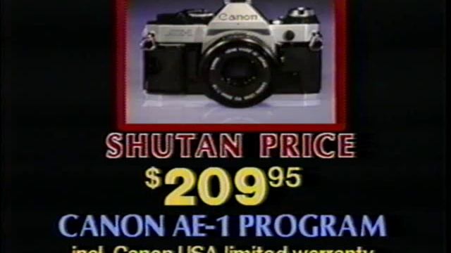 Canon AE-1 Program TV Commercial Shutan Camera 1984 смотреть онлайн