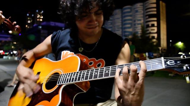 Despacito - Violin And Acoustic Guitar Cover - ON THE STREET