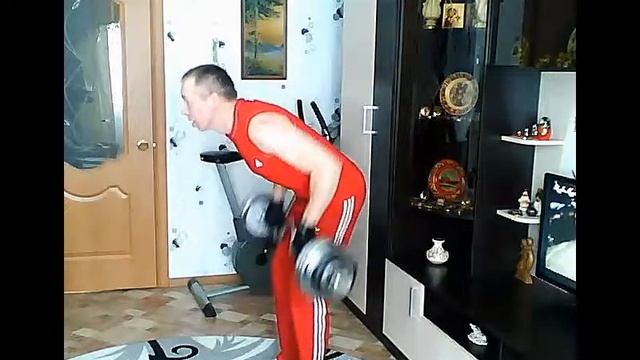 Как накачать спину штангой крылья смотреть онлайн