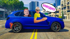 ПЕРЕКРАСИЛИ BMW X5M в GTA5! Сколько ТАЧКА продержится против Полиции в ГТА
