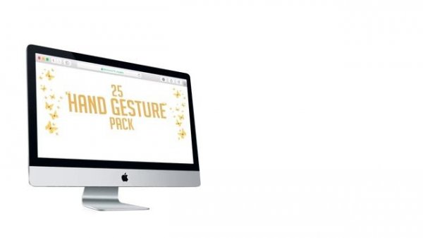 25 Hand Gestures Lottie Animation Pack