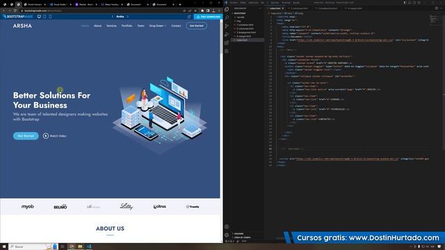 Curso de Bootstrap COMPLETO - Crear Página Web y Subirla a Internet (HTML + CSS + JS) смотреть онлайн