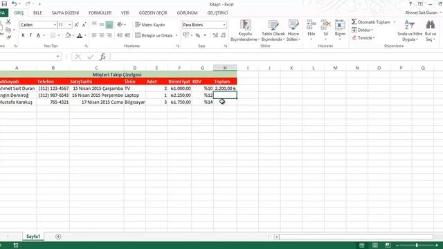 Excel Dersleri 5: Formül İşlemleri смотреть онлайн