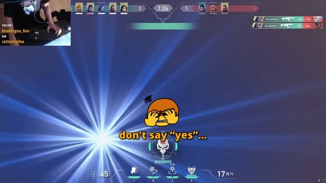 Playing Valorant with a NSFW Voice actor... смотреть онлайн