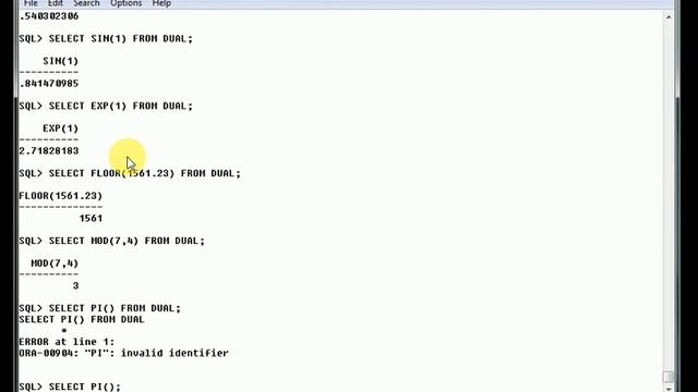 ORACLE SQL MATH FUNCTION ROHIT KAUTKAR смотреть онлайн