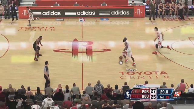 NBA 2K14 (PS4): Portland Trailblazers vs Houston Rockets Round 1 - Game 2 Sim смотреть онлайн