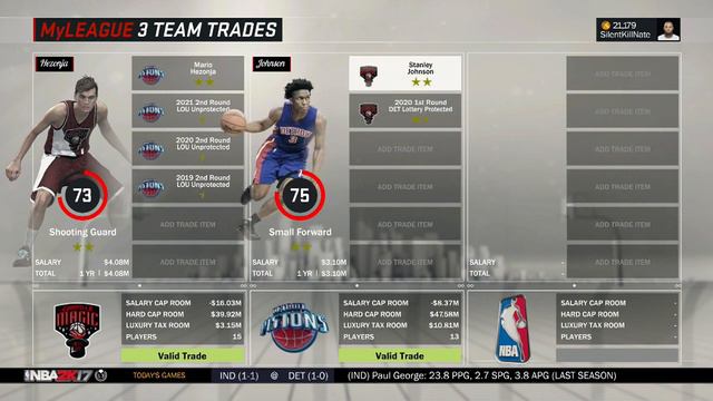 NBA 2K17 PS4 Louisville Magic MyLeague - STUPID THREE TEAM TRADE!? (EP.4) смотреть онлайн