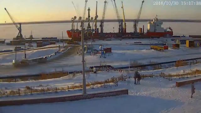 Дудинка порт 2016 2017 Dudinka Port смотреть онлайн