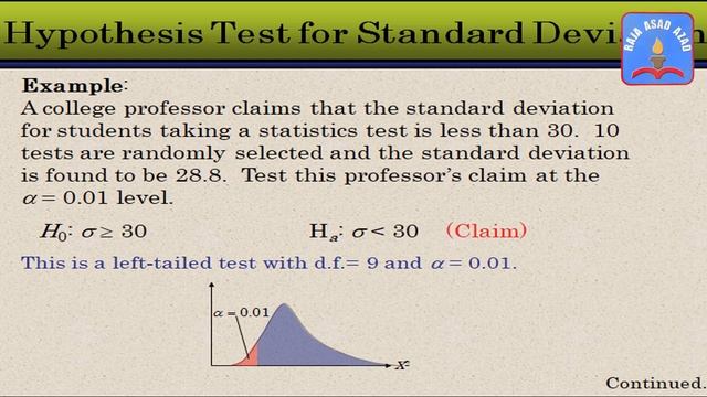 | CHI-SQUARE TEST FOR HYPOTHESIS TESTING FOR VARIANCE AND STANDARD DEVIATION | THE CHI-SQUARE TEST смотреть онлайн