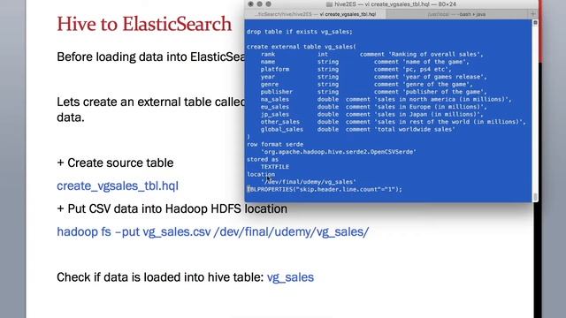 7.9 ElasticSearch Training - Process data from Apache Hive table to ElasticSearch Index Part 1 смотреть онлайн