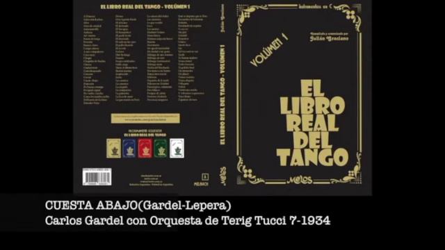 CUESTA ABAJO Carlos Gardel con Orquesta de Terig Tucci 30-7- 1934 смотреть онлайн