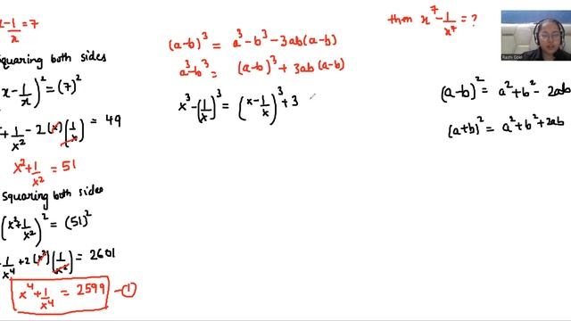Learn How to Find the Value of x^7- 1/x^7 Quickly When x- 1/x = 7 | Math Olympiad Preparation смотреть онлайн