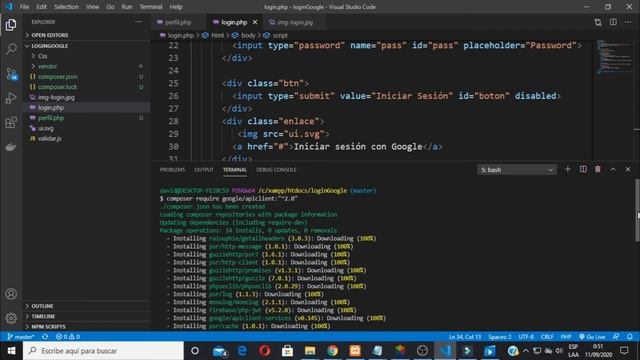 Login con Google, autenticación con cuenta de Google en tu aplicación web (PHP) | CÓDIGO DE HOY смотреть онлайн