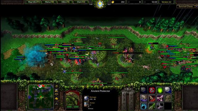 Warcraft 3: Survival Chaos #18 - Nature will rise against you? смотреть онлайн