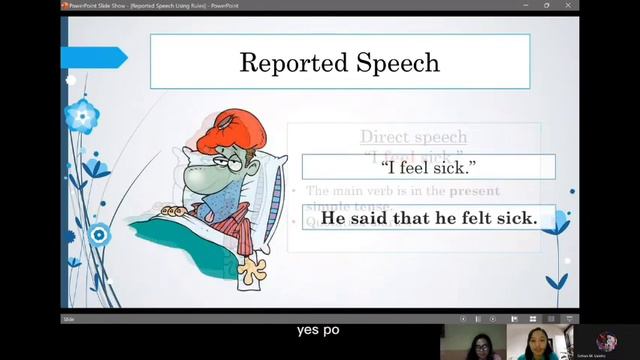 2E | TEXT | Reported Speech • Unciangco, Reanne Kristine C. смотреть онлайн