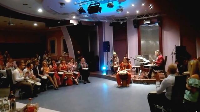 Барабанный круг для компании Трансимпериал 28.10.16. Игра на 2 команды. смотреть онлайн