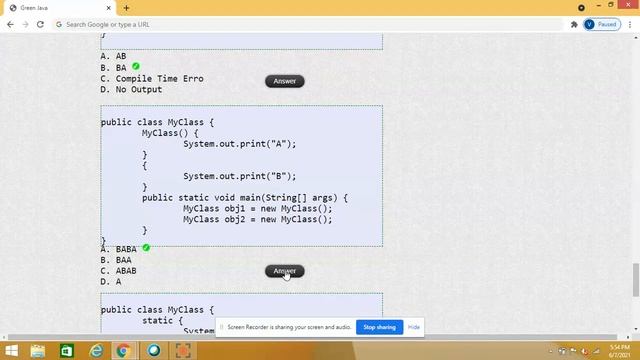 MCQ Java Blocks Part 3 смотреть онлайн