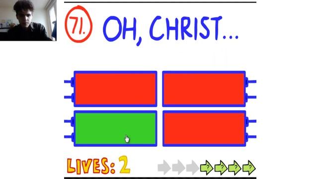 On the edge of INSANITY !!! - Impossible Quiz part 2 смотреть онлайн
