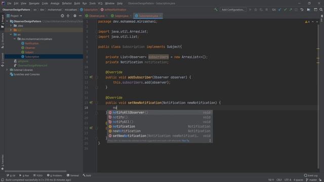 Observer Pattern - Real world example in java (2020) | دیزاین پترن آبزرور смотреть онлайн