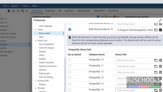 86. PostgreSQL DBA: Utility file not found. Please correct the Binary Path in the Preferences dialo смотреть онлайн