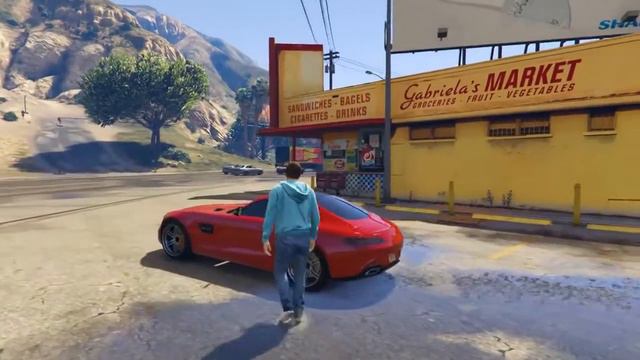 ► GTA 6 Graphics - Mercedes-AMG GT S - Grand Theft Auto V - R☆hancer Photorealism Mod 60FPS смотреть онлайн
