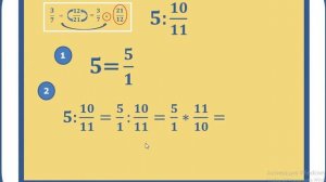 6 Деление  целого числа на  простую дробь