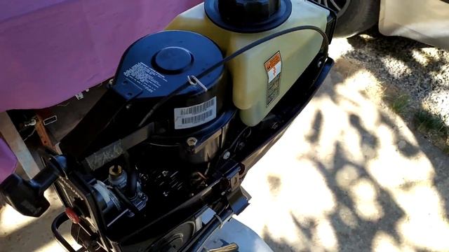 Меркури 2.5. Доработки. Газ на румпеле, гидрокрыло, винт от ямахи 5. Обзор.