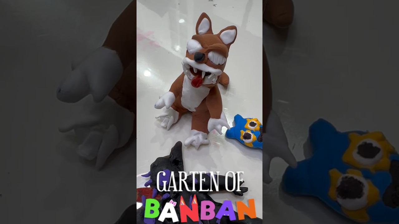 Герои из мягкого пластилина Garten of Banban #gartenofbanban8 #лепимизпластилина смотреть онлайн