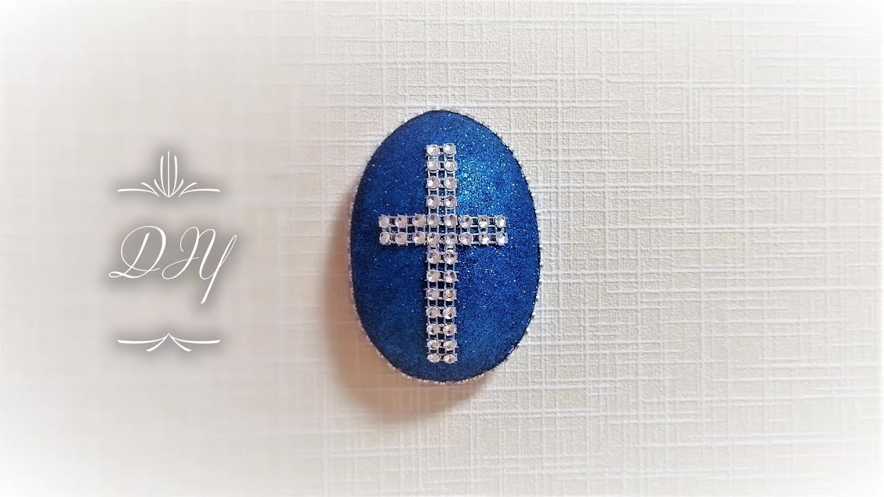 Магнит на холодильник своими руками - Пасхальное яйцо Пасхальный декор Пасхальная композиция смотреть онлайн