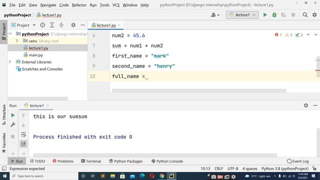 Python lecture 1 смотреть онлайн