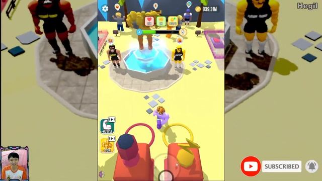 Roblock Gym Clicker Tap Hero – Gameplay Walkthrough All Levels P1 смотреть онлайн