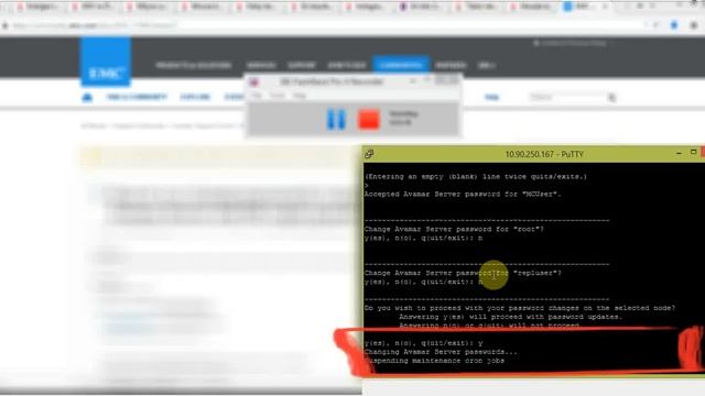 Avamar Root & MCUser Password Change смотреть онлайн