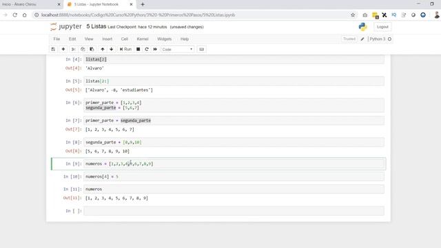 Listas en ?Python | ?Curso de Python de 0 a Experto! Cap. 6 смотреть онлайн