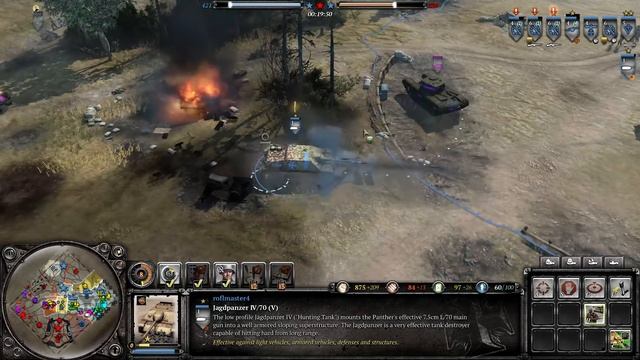 Company Of Heroes 2: The British Forces Gameplay - Anti Tank is Good! смотреть онлайн