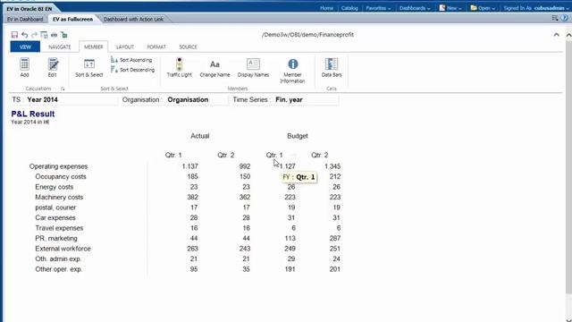 cubus EV Analytics and Oracle Business Intelligence Foundation Suite смотреть онлайн