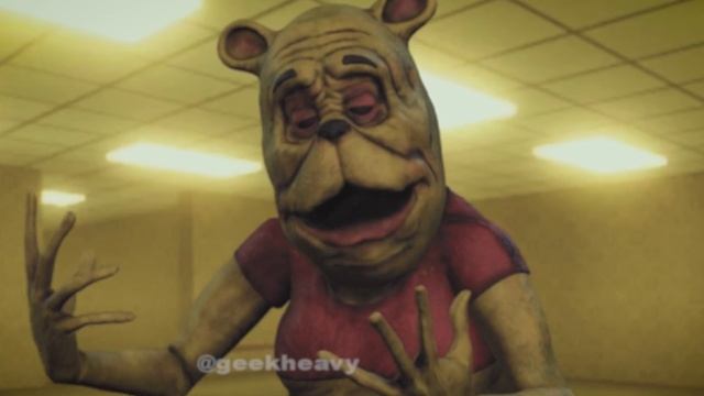 Winnie the Pooh Searches for Honey in The Backrooms смотреть онлайн