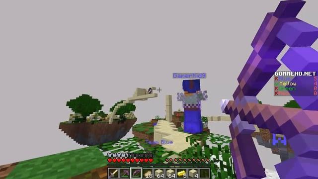 Как Макс учился летать - Minecraft Bed wars #125 смотреть онлайн
