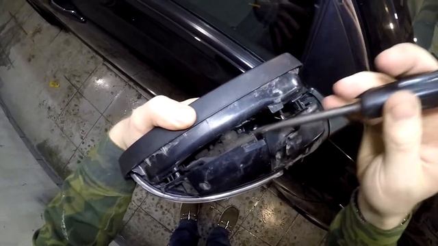 Замена зеркального элемента на наружном зеркале заднего вида Kia Optima 2010-н.г. смотреть онлайн