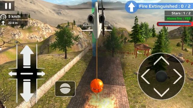 Mission Temple Fire - Helicopter rescue simulator gameplay HD (ANDROID & IOS) смотреть онлайн