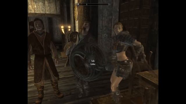 Skyrim: Mjoll and my housecarl fight for the statue of dibella смотреть онлайн