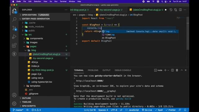 Gatsby JS - the ONLY WAY to generate pages ? (Gatsby JS v4) смотреть онлайн