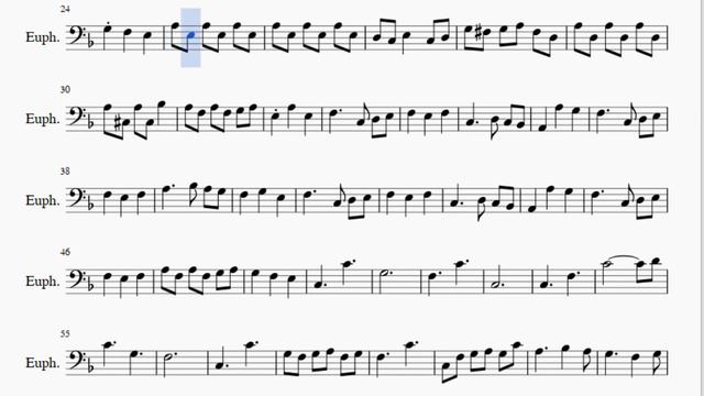Euphonium Sheet Music: How to play Fallen Down (Reprise) by Toby Fox смотреть онлайн