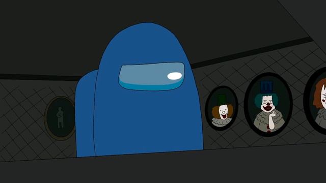 AMONG US RICHIE MEETS PENNYWISE the IMPOSTER! 'The Clown Room' - Beep Beep Richie scene Animated смотреть онлайн