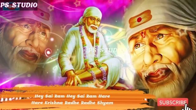 Hey Sai Ram Hey Sai Ram ।। Hare Hare Krishna Radhe Radhe Syam ।। sai baba song ।। Sai Bhajan ।। смотреть онлайн