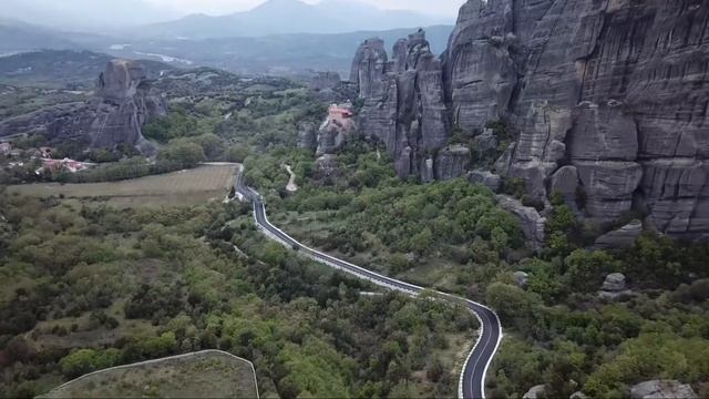 Meteora Monasteries Greece 2021 DJI Drone 4K video Монастыри Метеора видео с Дрона Греция Каламбака смотреть онлайн