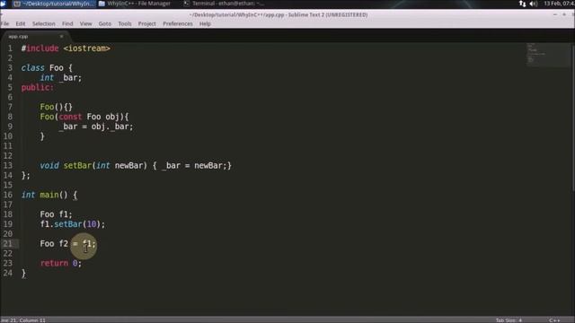 Why Copy Constructor Take Argument As Reference? смотреть онлайн